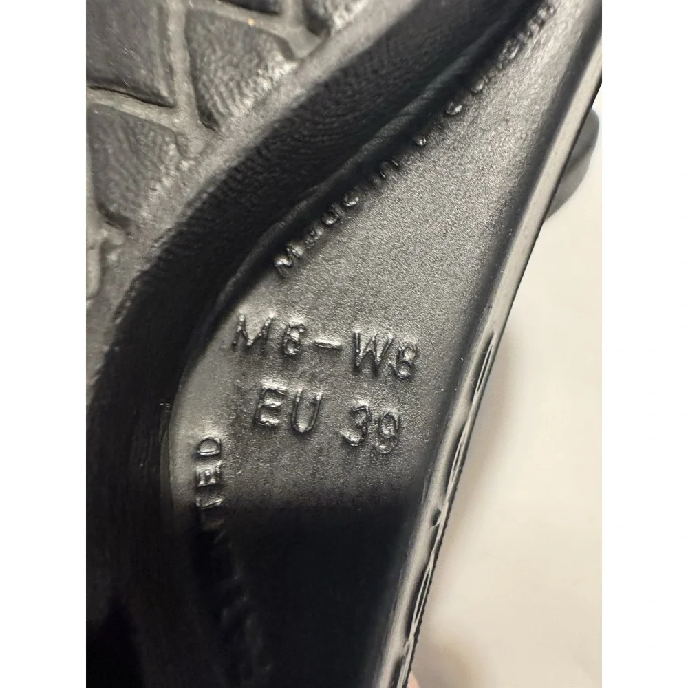 OOFOS Unisex OOahh Sport Post Run Recovery Slide Sandal EU 39 M/6 W/8 Black
